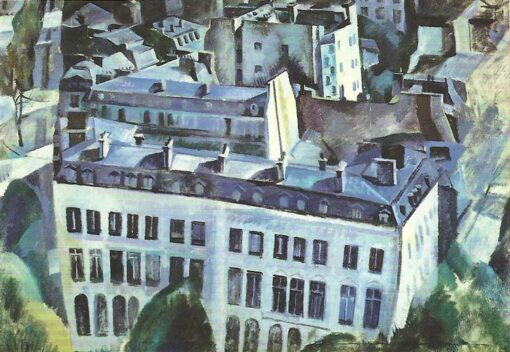 Robert Delaunay – Study for The City (1909–1910) Early Orphism Masterpiece – Hand-Painted Oil Reproduction by Dafen Village Studio