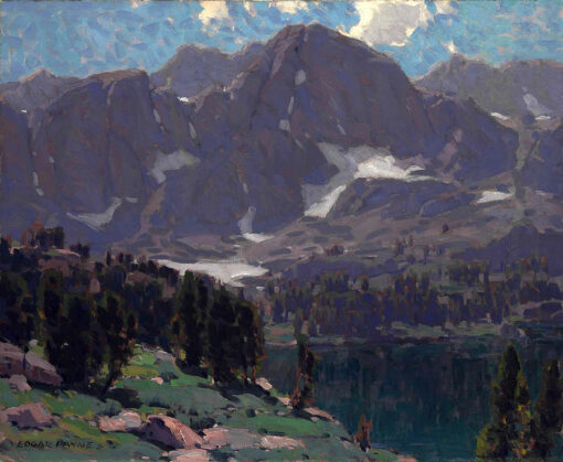 Edgar Alwin Payne – Summit Lake High Sierras Hand-Painted Oil Painting Reproduction by Dafen Studio