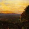John Atkinson Grimshaw – Sunset from Chilworth Common, Hampshire Hand-Painted Oil Reproduction by Dafen Village Studio 1 Hand-painted oil reproduction of John Atkinson Grimshaw Sunset from Chilworth Common Hampshire landscape by Dafen Village Studio