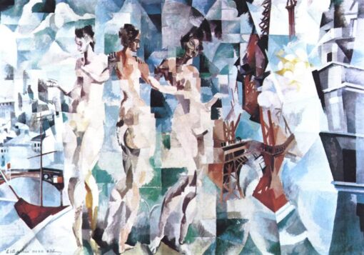 Robert Delaunay – The City of Paris (La Ville de Paris 1910–1912) Orphism Masterpiece – Hand-Painted Oil Reproduction by Dafen Village Studio