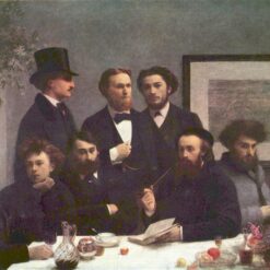 Hand-painted oil reproduction of The Corner of the Table 1872 by Henri Fantin-Latour created by Dafen Village Studio