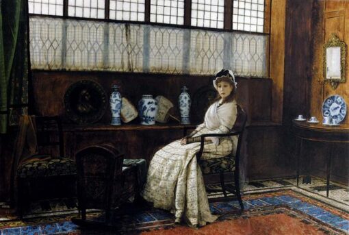 John Atkinson Grimshaw – The Cradle Song Hand-Painted Oil Reproduction by Dafen Village Studio