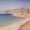 Paul Signac The Jetty at Cassis (1889) Pointillism – Hand-Painted Oil Reproduction by Dafen Village Studio 2 Hand-painted Pointillist oil reproduction of Paul Signac's The Jetty at Cassis by Dafen Village Studio