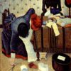 Paul Signac The Milliner (1885) Pointillism – Hand-Painted Oil Reproduction by Dafen Village Studio 2 Hand-painted Pointillist oil reproduction of Paul Signac's The Milliner by Dafen Village Studio