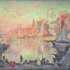 Paul Signac / The Port of Saint-Tropez Neo-Impressionism – Hand-Painted Oil Reproduction by Dafen Village Studio 2 Hand-painted Pointillist oil reproduction of Paul Signac's The Port of Saint-Tropez harbor marina canvas art by Dafen Studio.