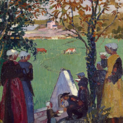 Hand-painted oil reproduction of The Sacred Spring at Guidel by Maurice Denis 1905 post-impressionist masterpiece created by Dafen Village Studio