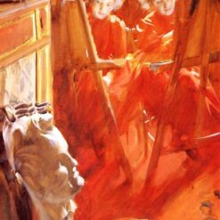Hand-painted oil reproduction of Anders Zorn's Impressionist portrait painting The Sisters Schwartz by Dafen Village Studio