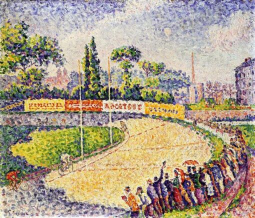 Paul Signac The Velodrome (1899) Pointillism – Hand-Painted Oil Reproduction by Dafen Village Studio