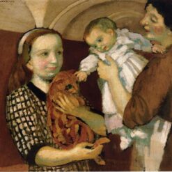 Hand-painted oil painting reproduction of Maurice Denis Yellow Cat 1895 Post-Impressionist painting by Dafen Village Studio.